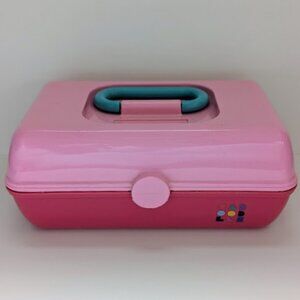 Caboodles Pretty in Petite Pink Makeup Organizer Case with Mirror